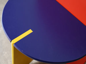 Torben Skov chair 北欧デザインのデザイナーズチェアの青い座面