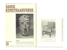 画像をギャラリービューアに読み込む, DANSK-KUNST-HAANDVAERK 1949年10月表紙と表3
