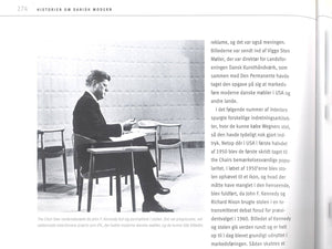 ウェグナーのThe Chairに座るアメリカのケネディ大統領 参考書籍Moderne dansk mobeldesign p.274